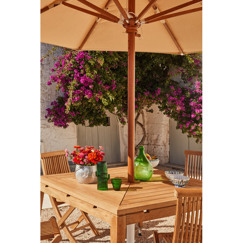 Milton Outdoor Square Teak Dining Table
