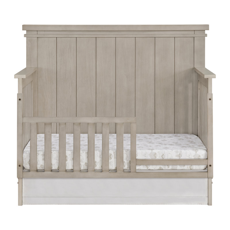 Stone Wash Wood Toddler Bed Guard Rail Conversion Kit