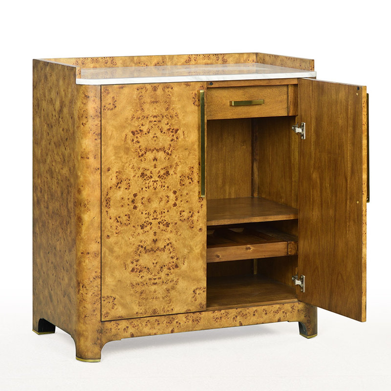 36'' W Server, Light Brown
