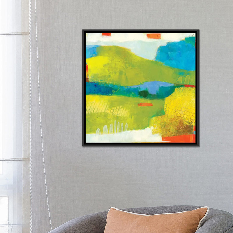« keswick i », reproduction sur toile, H 37 po x l 37 po x P 1,5 po, Pas de tapis, Toile avec cadre noir