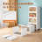4 Tier Stackable Plastic Storage Bins With Lid And Wheels - 23 QT Closet Organizers And Storage, Foldable Storage Containers, Organization And Storage Boxes For Craft, Home, Pantry, Dorm-1574027437