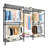 Danny Heavy Duty Garment Rack with Adjustable Shelves & Rails
