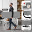 Séparateurs de bureau pour travailler debout, écran diviseur de table portable pour bureau, salle de classe, bureau, anti-rayures, acier 48 po x 18 po-430302052