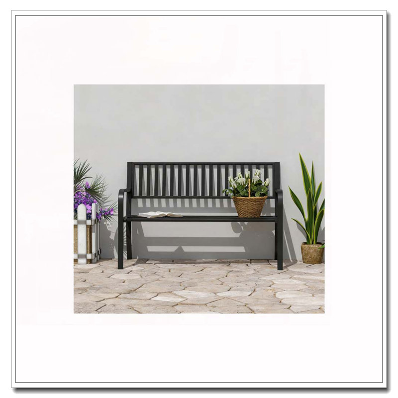 Banc de jardin extérieur, banc de patio de parc