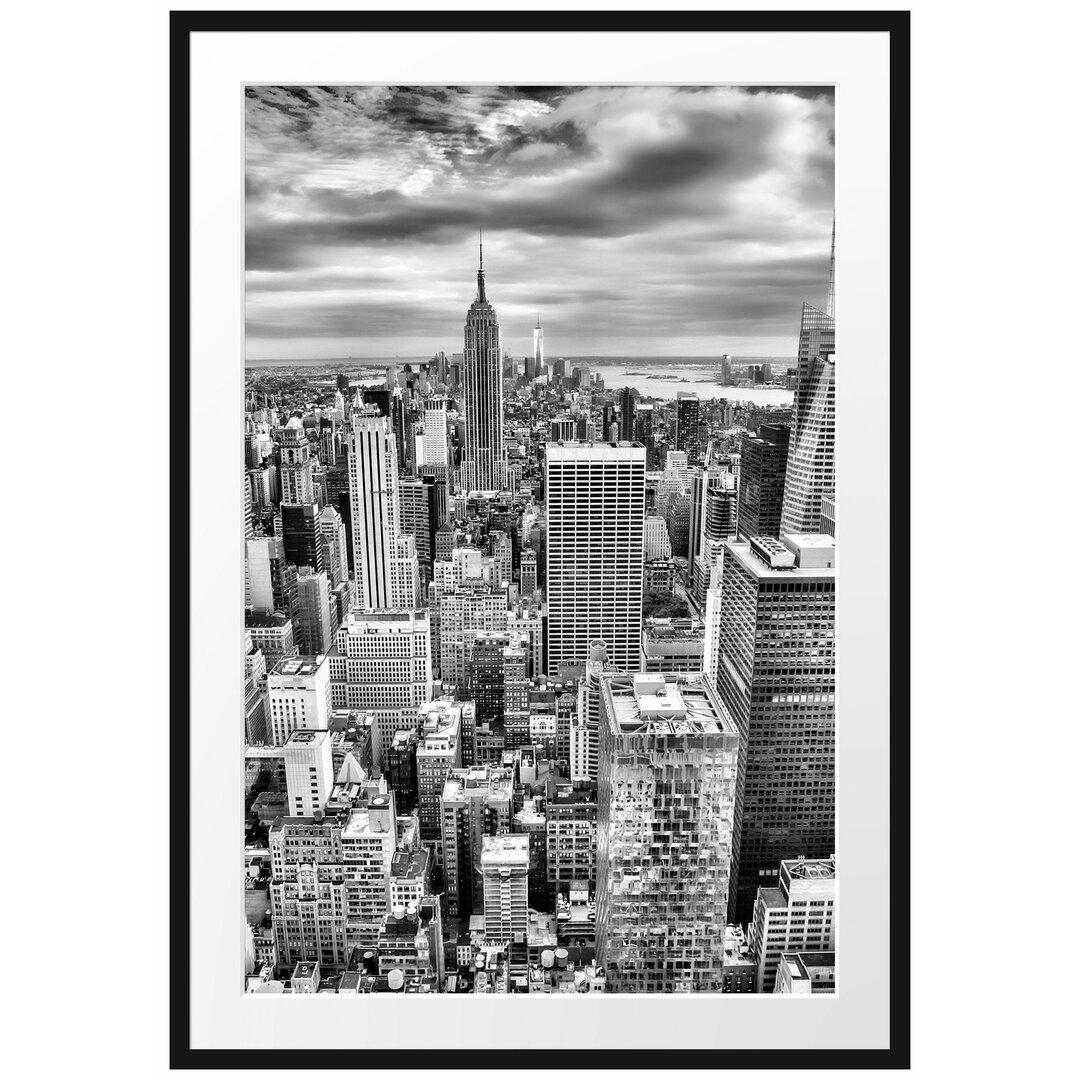 Gerahmtes Poster New York Skyline