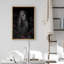 Mystérieux squelette voilé Moody foncé, œuvre d'art moderne, décor-101165659-101165662