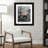 Pierron Black Picture Frame with Mat-789154988