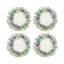 Wreath Flowers Pebble 16" Vinyl Placemat-50817767