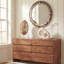 Lampe de table brune 18,5 po Avin