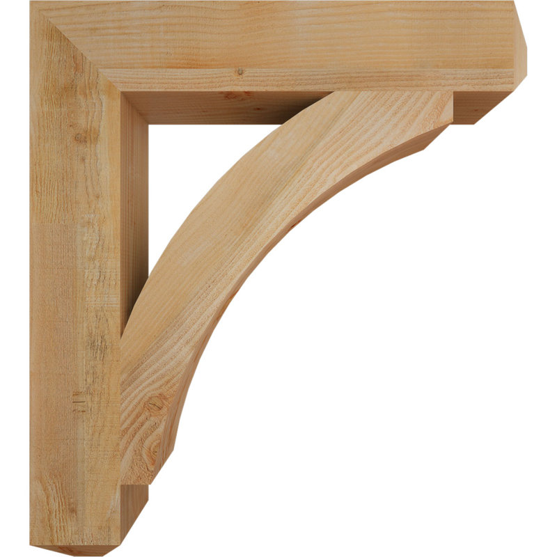 Thorton Craftsman Bracket, 38" H x 6" W x 34" D, Douglas Fir (Rough)