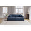 Canapé-lit modulaire surdimensionné 86,5 po avec 2 ports USB, 2 porte-gobelets et 2 coussins décoratifs-1449123216