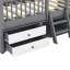 Structure de lit simple en bois, gris-739740820-739740821