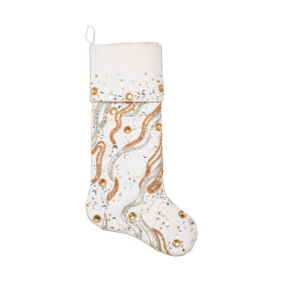 Gilt Wave Stocking