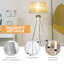 Lampe trépied DEL 56,25 po Hetti