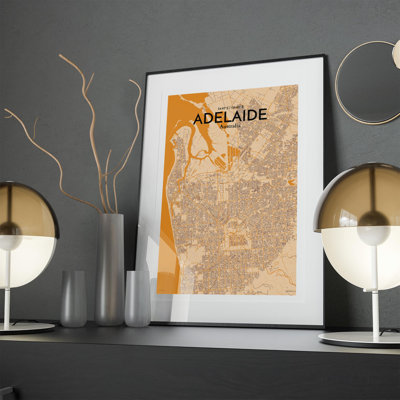 Adelaide City Map, impression