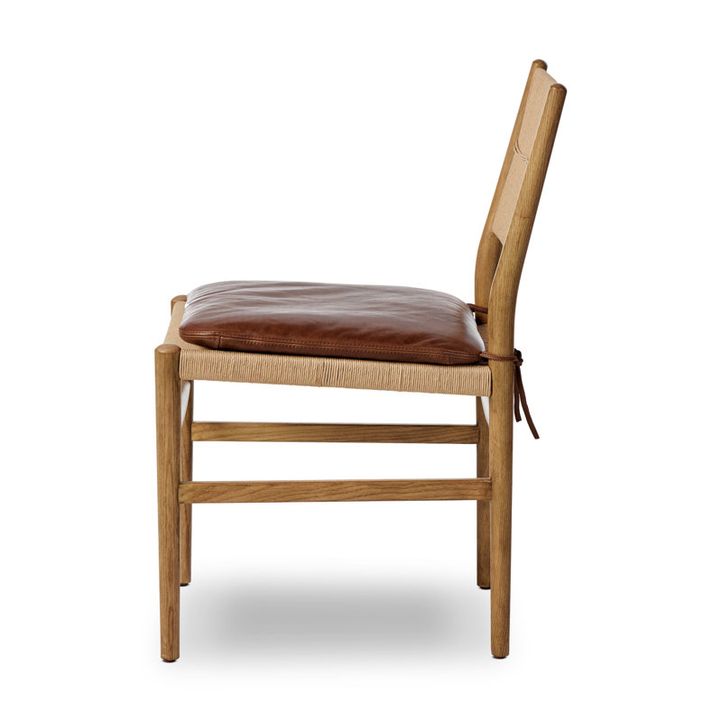 Dara Dining Chair with Cushion, Dulane Mahogany