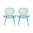 Modern Chairs with Durable Iron Frame and Mesh Seating for Indoor and Outdoor Use-1006762588