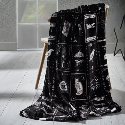 Enchanted Witchcraft Cosy Fleece Blanket Throw
