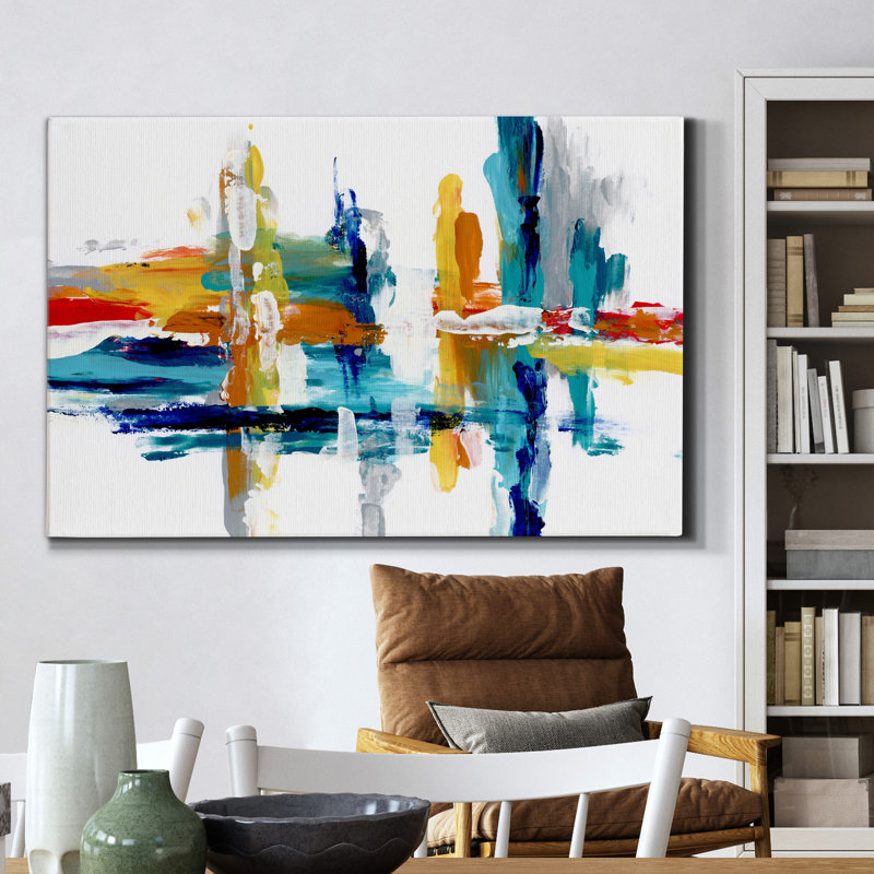 Besik Captive Color III - reproduction d'art sur toile tendue, H 36 po x l 24 po x P 1,5 po