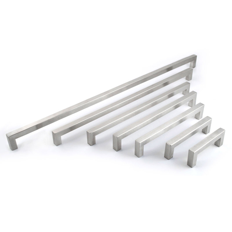 8" Center to Center Bar Pull, Brushed Nickel
