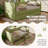 Gingham Daybed With 2 Storage Drawers And Usb Port, Wave-shaped Design-923049223-926908245