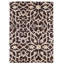 Tapis brun foncé en laine noué à la main Evaldas-1635217340