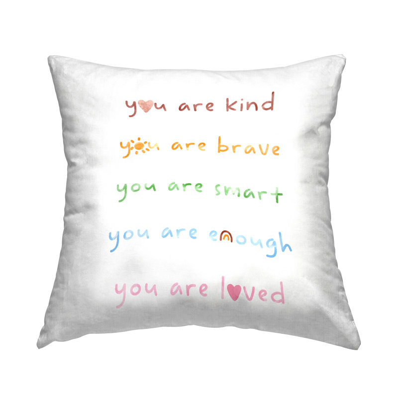 «You Are Loved Inspirational Rainbow List» par Daphne Polselli
