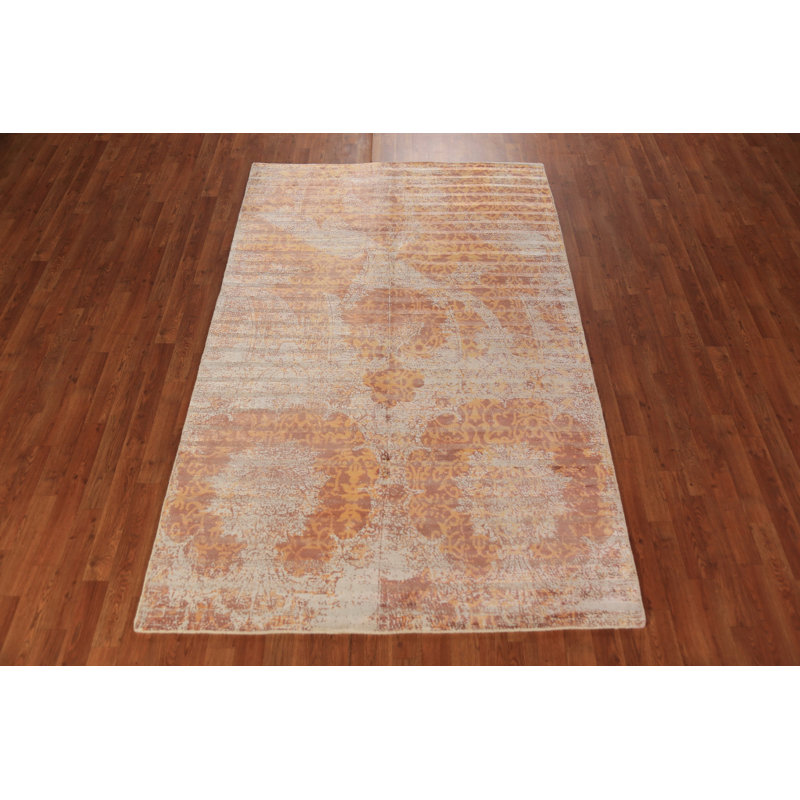Tapis indien à rayures en laine