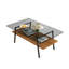 Table de bout en verre Lasher