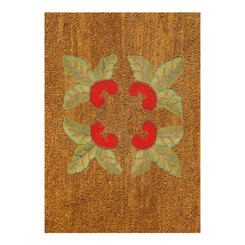 Randeen Hand Woven Cotton and Wool Oriental Area Rug