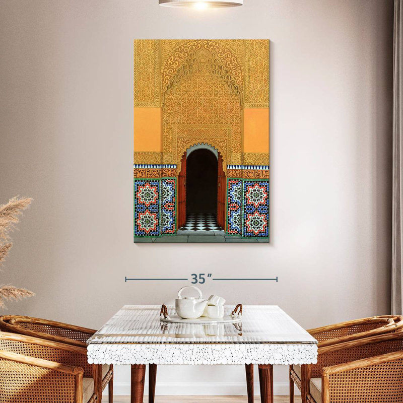 Aime Door Marrakech, 48" H x 32" W