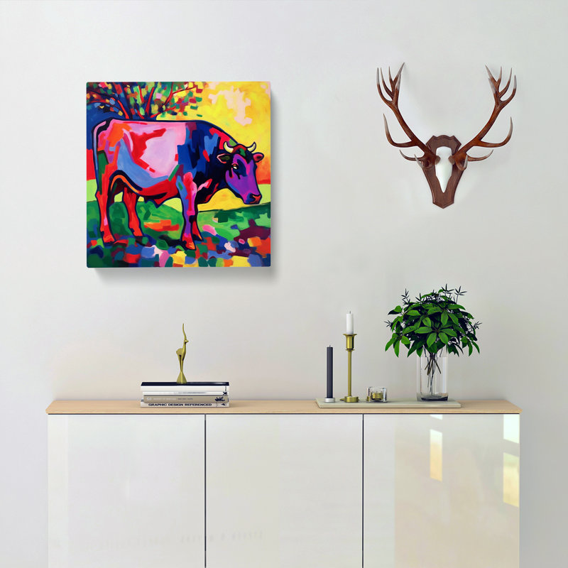 Cow Fauvism - No Frame Print