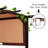 12' X 9' Outdoor Pergola Gazebo with Retractable Canopy Shades