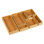 Ensemble de rangement de tiroir en bambou 7 pièces Mind Reader, plateaux de rangement pour la cuisine, la salle de bain, le bureau, le maquillage, les bijoux et plus, plateau de tiroir indésirable, porte-ustensiles, rayonne de bambou, brun
