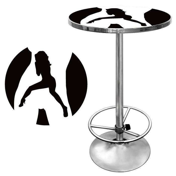 Round Metal Base Dining Table