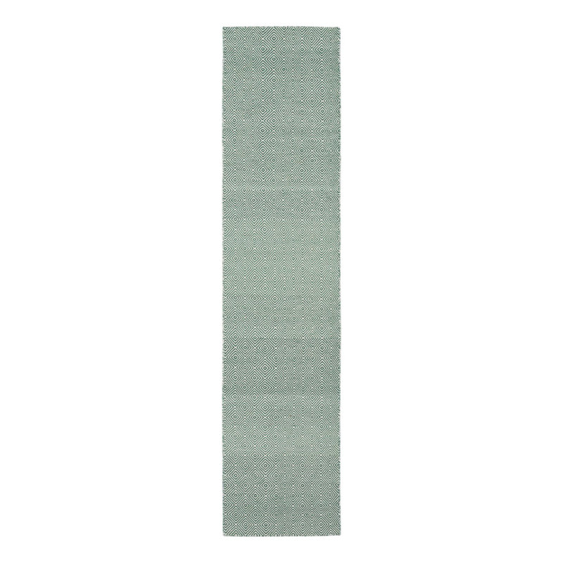 Traetyn Flatweave Wool Geometric Indoor Rug, Runner 2'7" x 12'