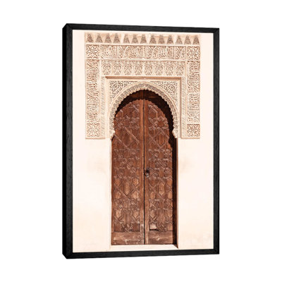 Arab Door In The Alhambra by Philippe Hugonnard - Print on Canvas
