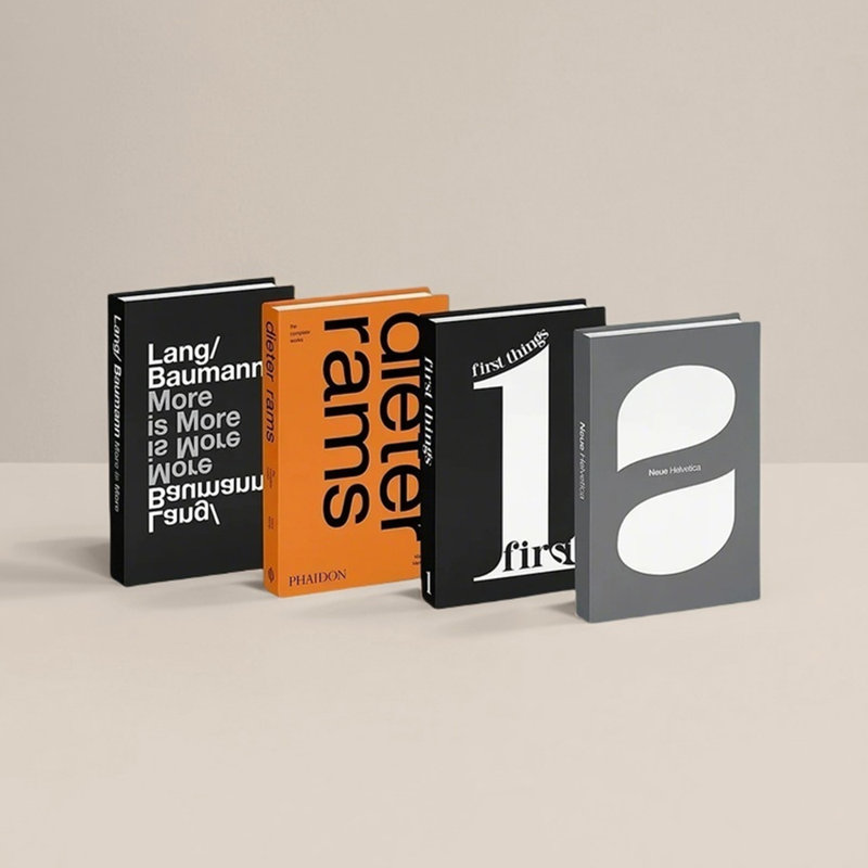 Ensemble de livres décoratifs 4 pièces