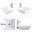 Meuble-lavabo de salle de bain 16,5 po