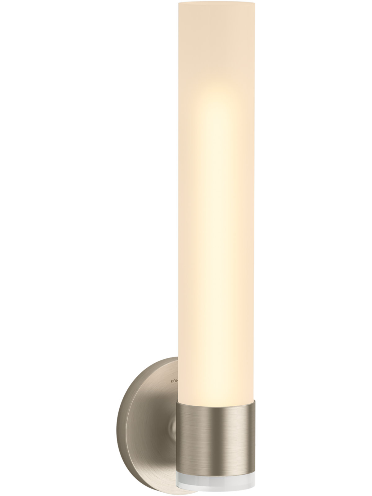 Purist Single Light Armed Sconce, Vibrant Brushed Bronze