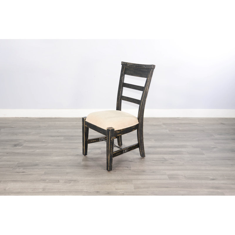 Chaise d'appoint Chelly, Sable noir, Noir