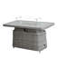 Rectangle Aluminium Propane Smokeless Fire Pit Table with Hidden Fuel Tank-675607961