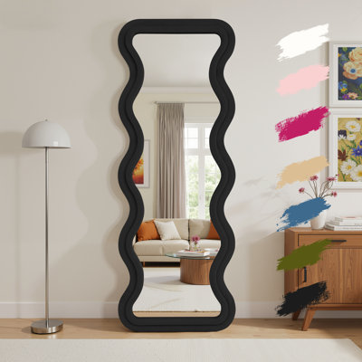 Miroir pleine grandeur ondulé
