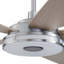 Ventilateur de plafond intelligent intérieur / extérieur Elira de 52 pouces, ensemble d'éclairage à DEL à intensité variable et télécommande, fonctionne avec l'assistant Google, Amazon Alexa et les raccourcis Siri.-1683624125-1683624112-1683624121