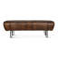Brisbane Bench In Antique Whiskey Leather