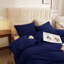 Ultra Soft 3-Piece Dyed Duvet Cover Set With Pillowcases-115637596-115637599
