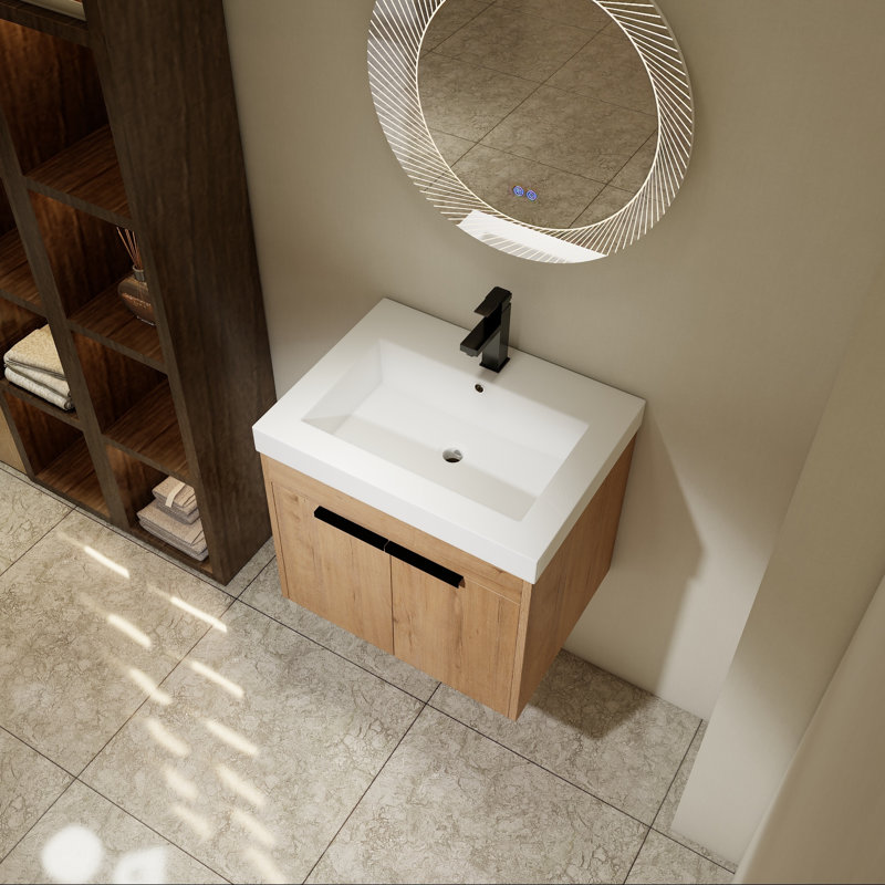 Meuble-lavabo 24 po avec lavabo en résine