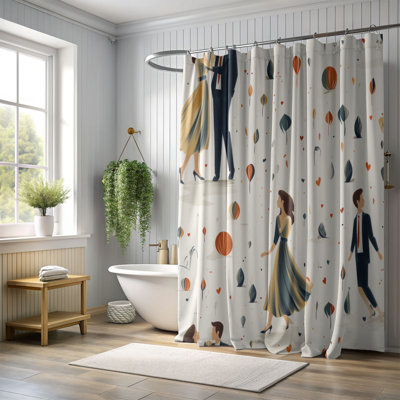 Caring Hug - Rideau de douche Premium
