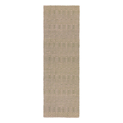 Bannister Geometric Flatweave Area Rug