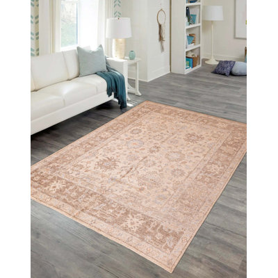Kavya Oushak Beige Rug 8'1" x 10'0"